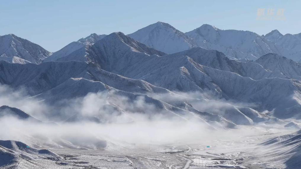 青海都兰:诗意雪原壮美如画