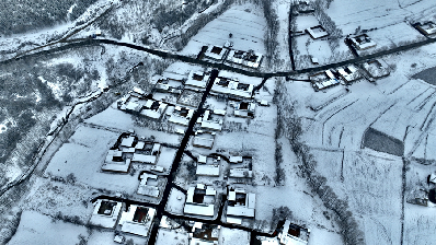 青海化?。恒y裝素裹 雪景如畫